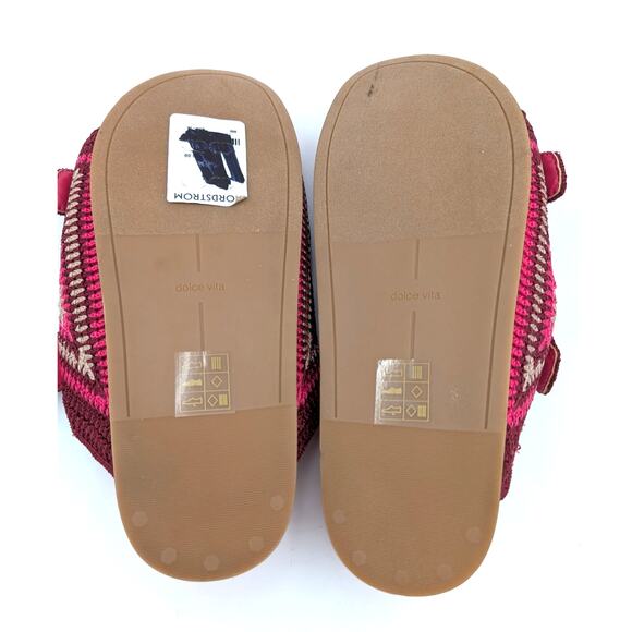 Dolce Vita Ralli Women's Wedge Knit Sandals Double Strap Slide Size US9M EU40 - Picture 7 of 12